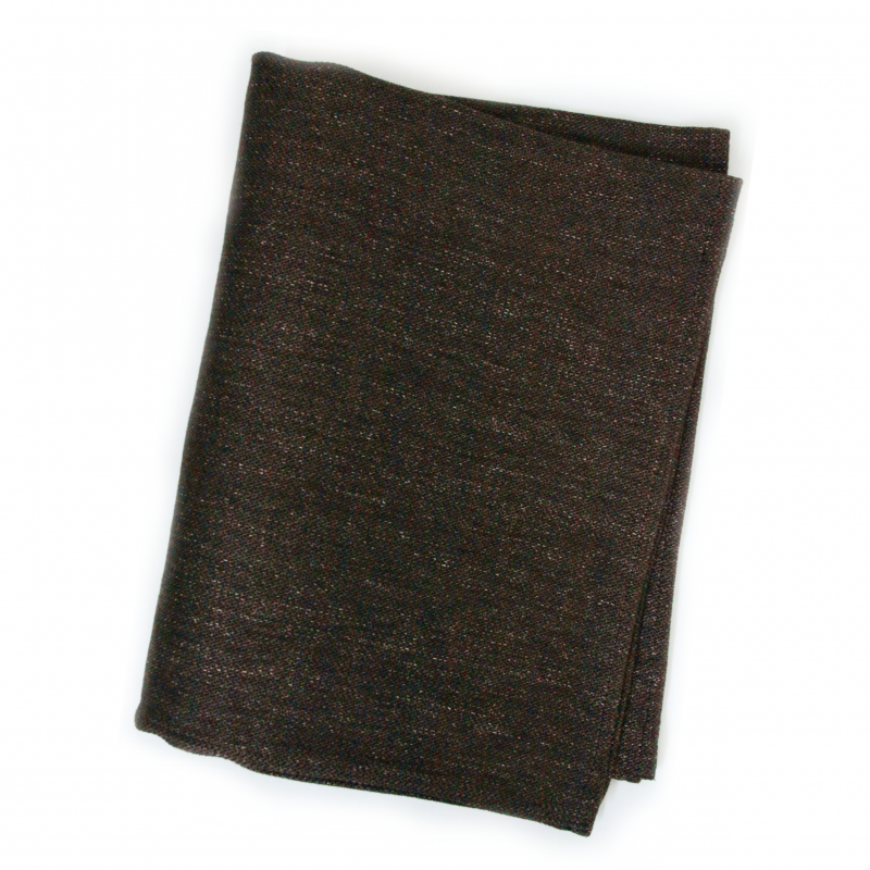 Pyyhe 48x60 cm meleerattu ruskea